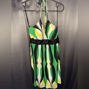 String halter dress